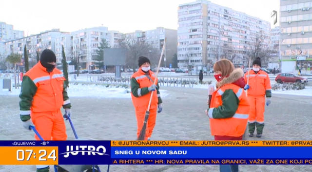 Sneg u Novom Sadu: Da li su oèišæene ulice? VIDEO