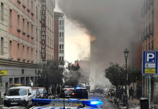 Terrible explosion in Madrid downtown: Destroyed building, several dead VIDEO / PHOTO