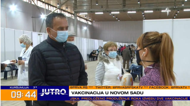 Peti dan vakcinacije u Novom Sadu: 