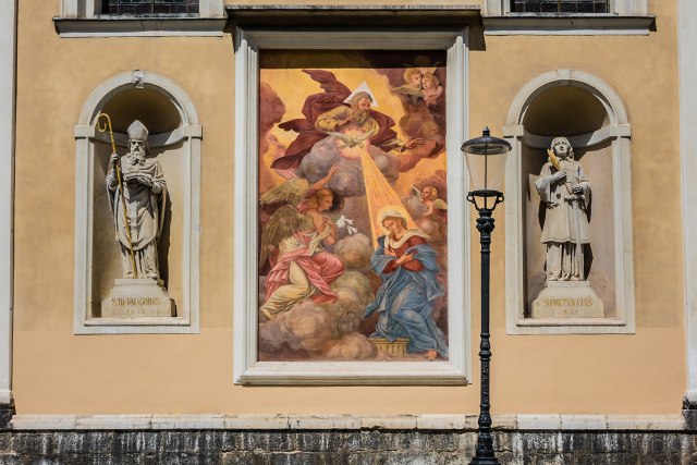 Uništena freska na katedrali Svetog Nikole u Ljubljani FOTO