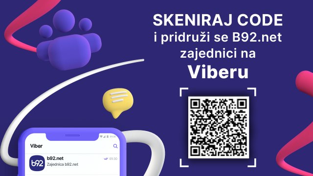 Pratite B92.net - postanite deo naših Viber zajednica