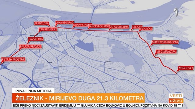 BG metro: Prva linija imaæe 28 vozova sa po tri vagona za prevoz 435 ljudi VIDEO