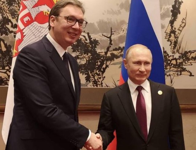 Vučić talked with Vladimir Putin