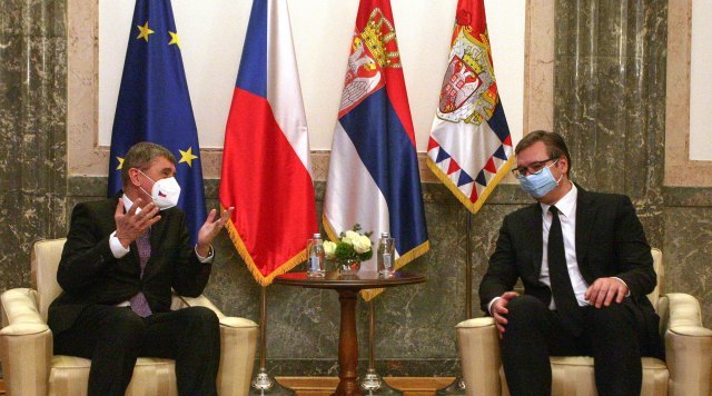 Vučić met with Andrej Babiš
