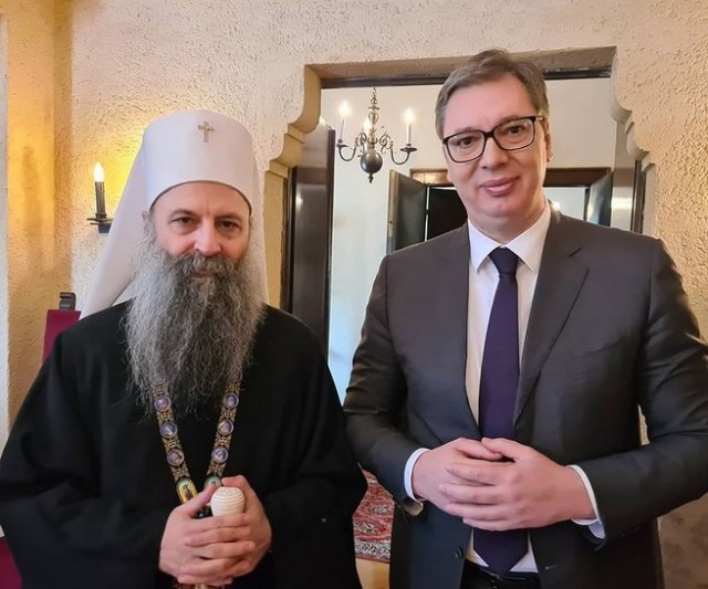 Prvi razgovor novog patrijarha i Vučića FOTO