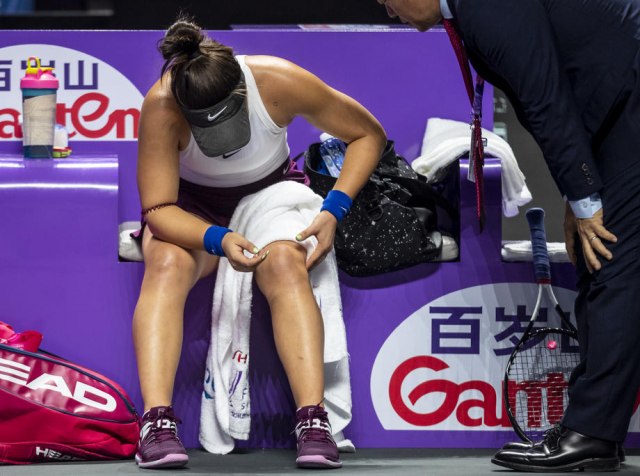 Andresku zbog povrede otkazala učešće na tri turnira