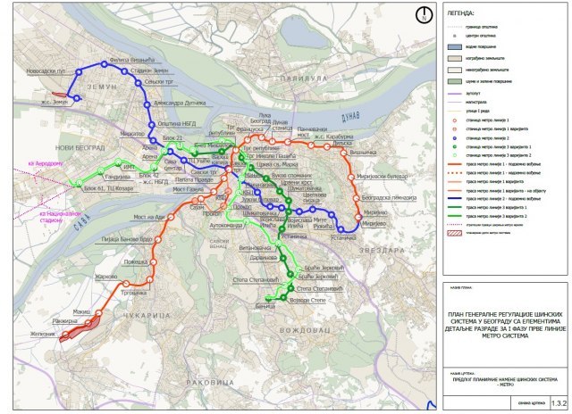 Od prve do poslednje stanice za 34 minuta: Treæa linija metroa povezaæe Novi Beograd i Banjicu