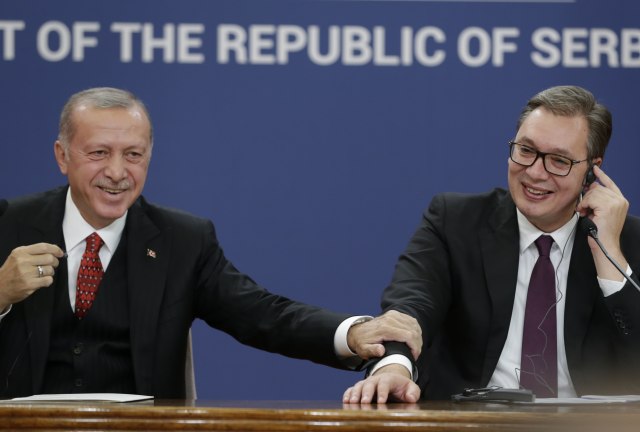 Vučić i Erdogan: Odnosi Srbije i Turske na najvišem nivou