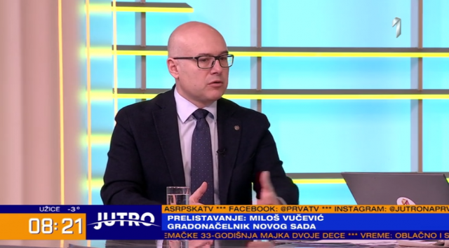 Vučević: Ozbiljno razmišljamo o uvođenju sistema Oko sokolovo u Novom Sadu VIDEO