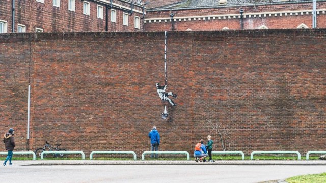 "Stvoriti bekstvo": Benksi potvrdio da je on naslikao sliku na zidu bivšeg zatvora