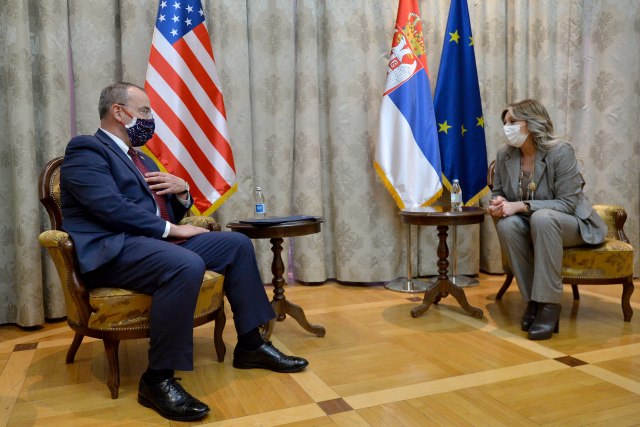 Joksimoviæeva: Znaèajna podrška SAD za evropsku buduænost Srbije