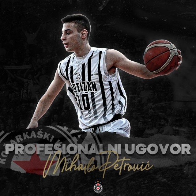 Petrović potpisao profesionalni ugovor sa Partizanom