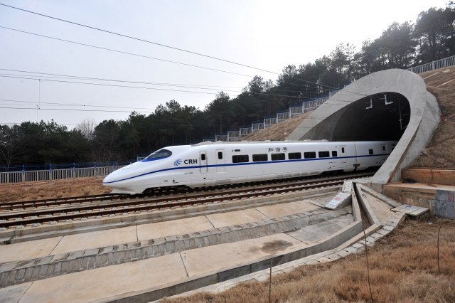 High-speed trains on their way to Serbia