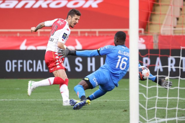 Jovetić strelac, Monako potopio Dižon sa tri gola u nastavku
