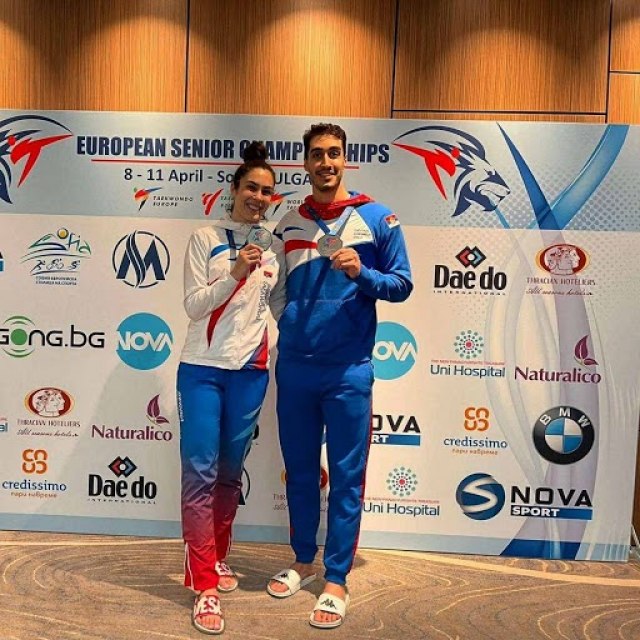 Srebrne medalje za srpske tekvondiste na EP u Sofiji