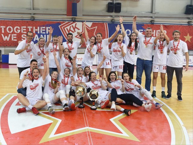 Košarkašicama Zvezde majstorica i titula prvaka Srbije