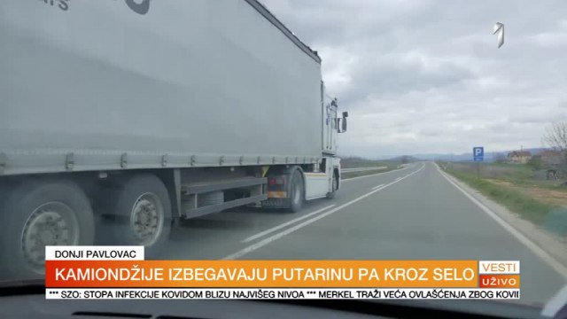 Kako kamioni izbegavaju autoput?; "Ovde su svi uslovi za smrt" VIDEO
