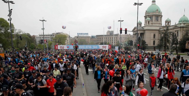 Pomeren Beogradski maraton