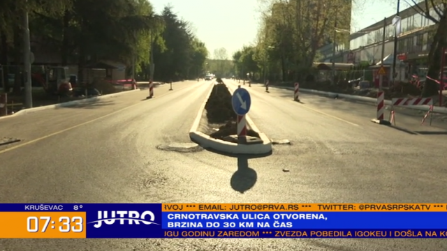 Privremeno pušten saobraćaj u Crnotravskoj ulici VIDEO