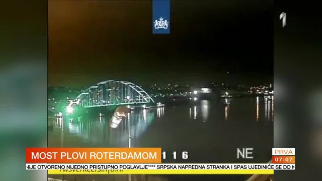 Višednevna operacija: Most putuje kroz Roterdam VIDEO