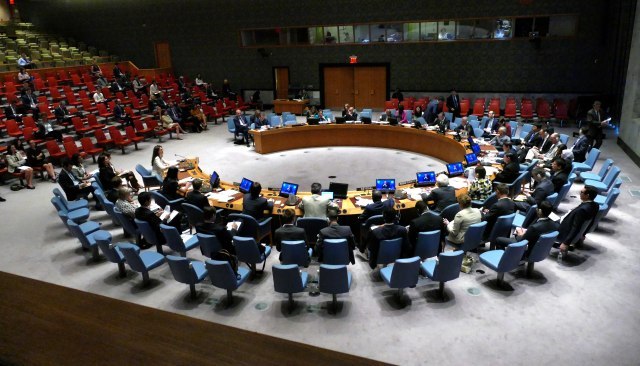 Washington blocked the UN Security Council session