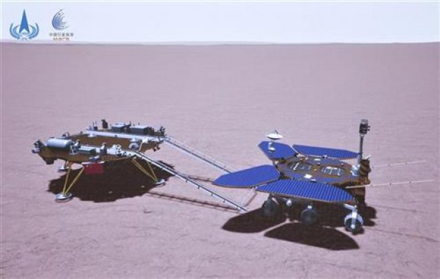 Drugi uspešan pokušaj: Rover Džurong se spustio na površinu Marsa FOTO