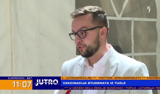 "Zahvalni smo Srbiji i Beogradu": Studenti iz Tuzle vakcinisani VIDEO