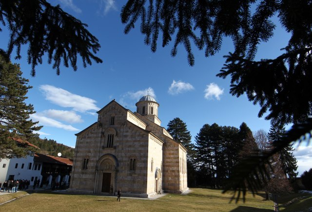 Palmer visited Visoki Decani Monastery PHOTO