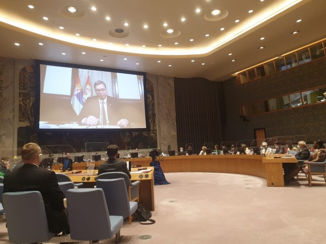 Vučić's address at the the session of the UN Security Council VIDEO