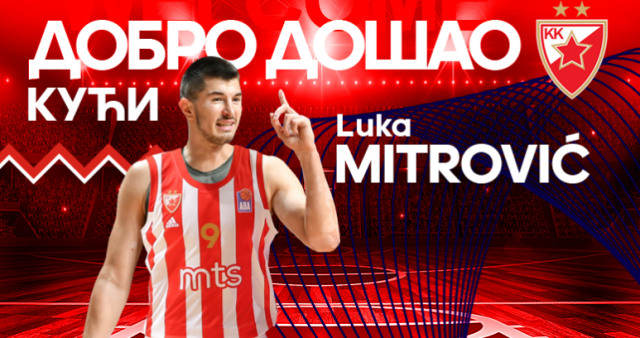 Luka Mitrović se vratio u Zvezdu