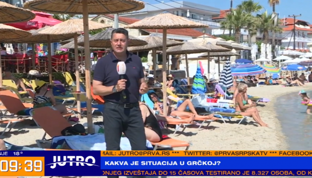 Reporter TV Prve uživo iz Pefkohorija: 