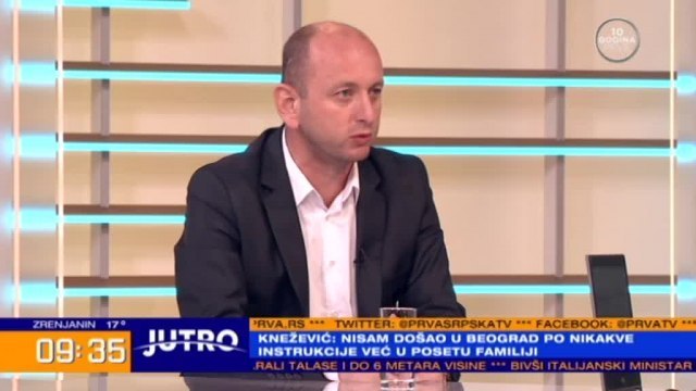 Knežević: Milo bi trebalo da bude prvi u redu za krštenje