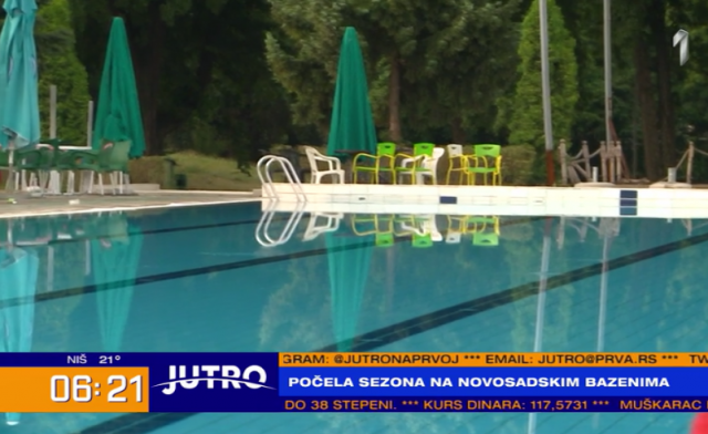 Otvoreni bazeni u Novom Sadu: "Veliko interesovanje za noæno kupanje" VIDEO