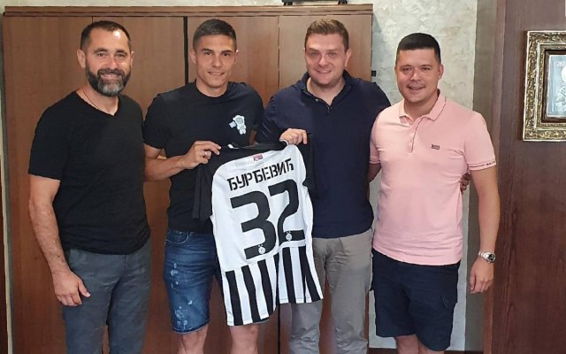 Uroš Đurđević u poseti Partizanu