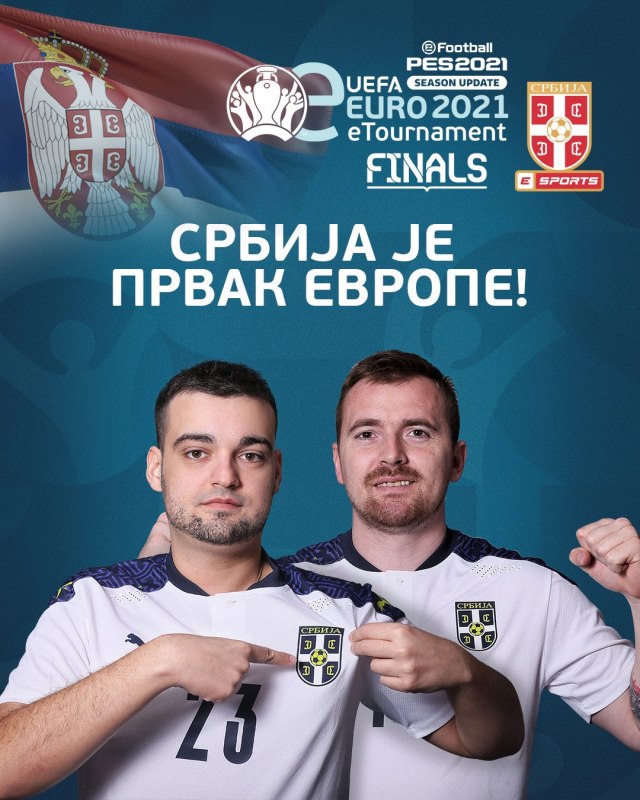 Srbija prvak Evrope u PES-u