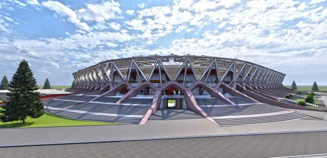 Kako će izgledati stadion u Srbiji gde će moći da se igraju 