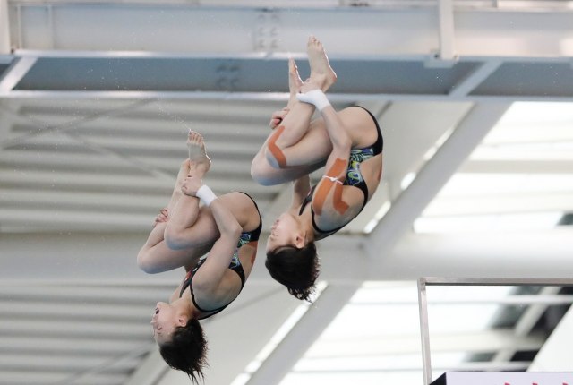 Kineskinje osvojile zlatnu medalju u sinhronim skokovima u vodu