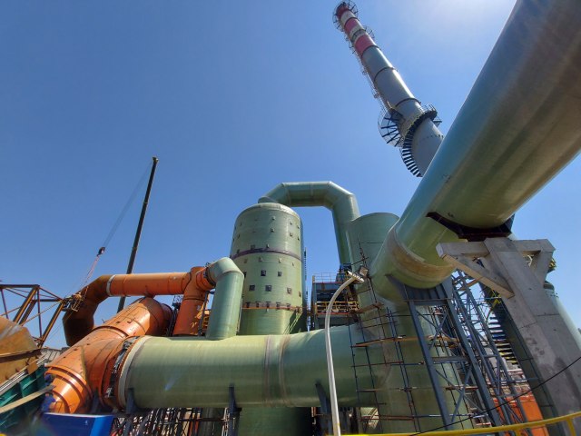 "Zamka" za gasove: Topionica u Boru dobila novo postrojenje, uskoro æe proraditi FOTO