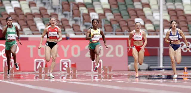 Frejzer-Prajs, Ta Lu i Ašer-Smit u polufinalu trke na 100m