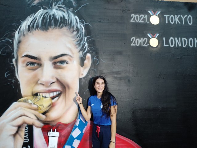 Milica Mandić dobila mural: Ovo je najlepši poklon FOTO/VIDEO