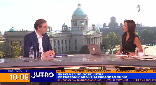 Vučić told Djukanović on TV Prva: 