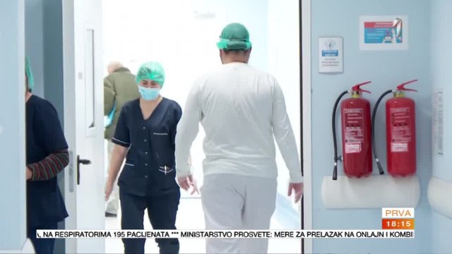 UKC Niš: Sve više kovid pacijenata zahteva hospitalizaciju VIDEO
