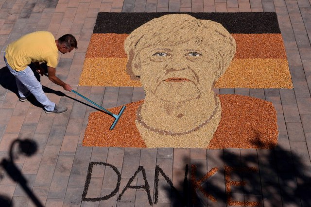 Na Kosovu i Metohiji osvanuo portret Angele Merkel: 