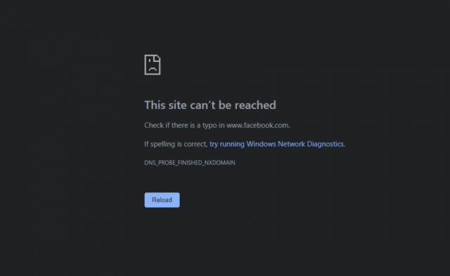 Oglasila se kompanija: Pali Facebook, WhatsApp, Instagram...
