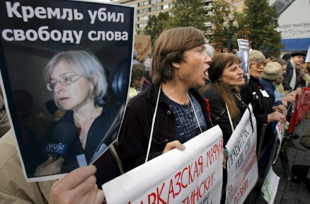 Killed on Putin's birthday - she became an inspiration to journalists worldwide PHOTO
