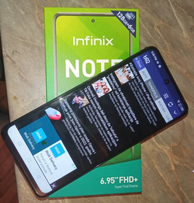 Test: Infinix NOTE 10 – brže i ujednaèenije