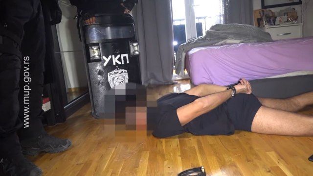 Objavljen snimak hapšenja Belivukovih članova – jednog policija našla u stanu, drugog u teretani