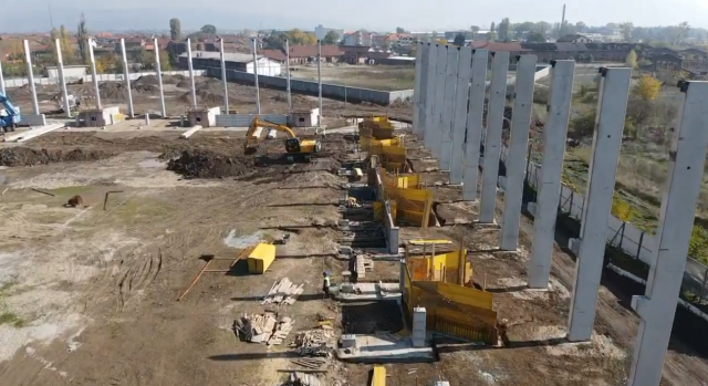 Radovi na gradnji stadiona u Leskovcu napreduju punom parom VIDEO