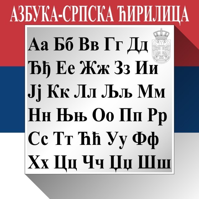 Srbima zabranjena æirilica