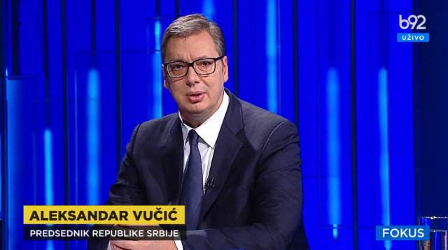 Vučić na TV B92: 